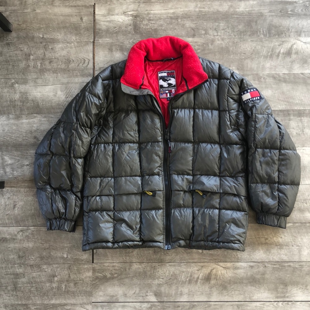 Vintage 90's Tommy Hilfiger Puffer Jacket Coat